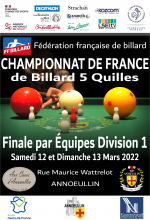Championnat de France par équipe 5 Quilles Division 1 à Annoeullin
