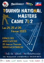 Carambole - Tournoi national 3 masters au cadre 71/2