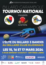 Carambole - 3 bandes - 4e tournoi national Masters