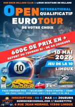 Américain - Open qualificatif pour le prochain eurotour de Trevise