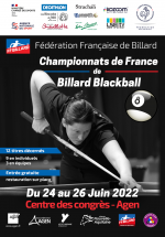 Championnats de France de Billard Blackball à Agen