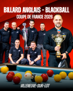 Billard Anglais - Blackball - Coupe de France 2026