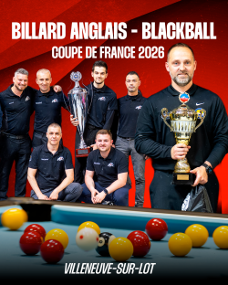 Billard Anglais - Blackball - Coupe de France 2026