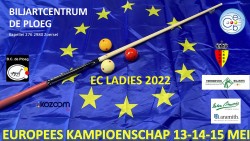 Carambole Championnat d’Europe 3-bandes dames du 13 au 15 mai 2022