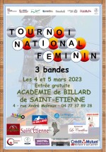 Carambole - Tournoi national féminin au 3 bandes