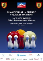 Carambole - Championnat de France 5 Quilles Masters à Gravelines
