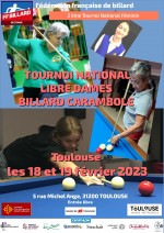 Carambole - Tournoi national 2 à la partie libre dames