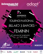 Carambole - 3 bandes - 2e tournoi national féminin