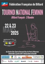 Carambole - 3 bandes - 3e tournoi national dames