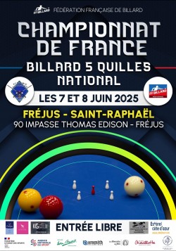 Carambole - 5 quilles - Championnat de France Nationale 1