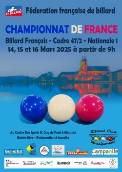 Carambole - Cadre 47/2 - Championnat de France Nationale 1