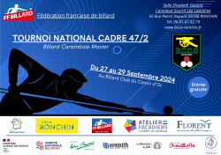 Carambole - Cadre 47/2 - 1er tournoi national Master