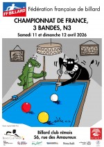 Carambole - 3 bandes - Championnat de France Nationale 3