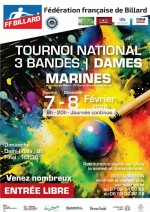 Carambole - 3 bandes - Tournoi national Dames