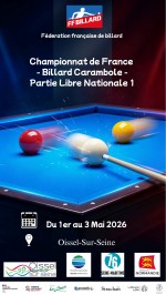 Billard Français - Carambole Partie Libre - Championnat de France N1
