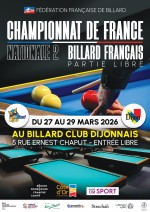 Carambole - Partie Libre - Championnat de France Nationale 2