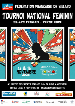 Carambole - Partie Libre - 2e tournoi national Dames