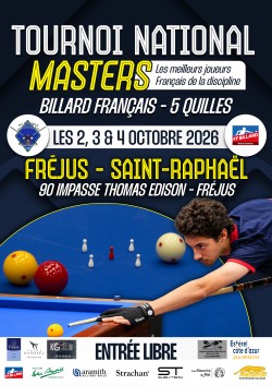 Billard Français - 5 Quilles - 1er tournoi national