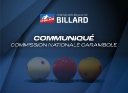 Communiqué de la Commission Nationale Carambole
