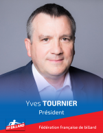 Élection d'Yves Tournier à la présidence de la Fédération Française de Billard