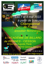 Snooker - Championnat de France féminines