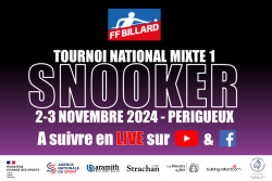 Snooker - 1er tournoi national mixte