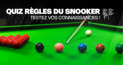 Quiz : testez vos connaissances aux règles du snooker