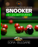 Snooker - Championnats d'Europe 2026