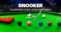 Snooker - Calendrier saison 2025-2026