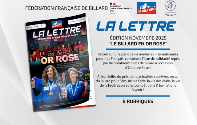 La Lettre de la Fédération - Novembre 2025